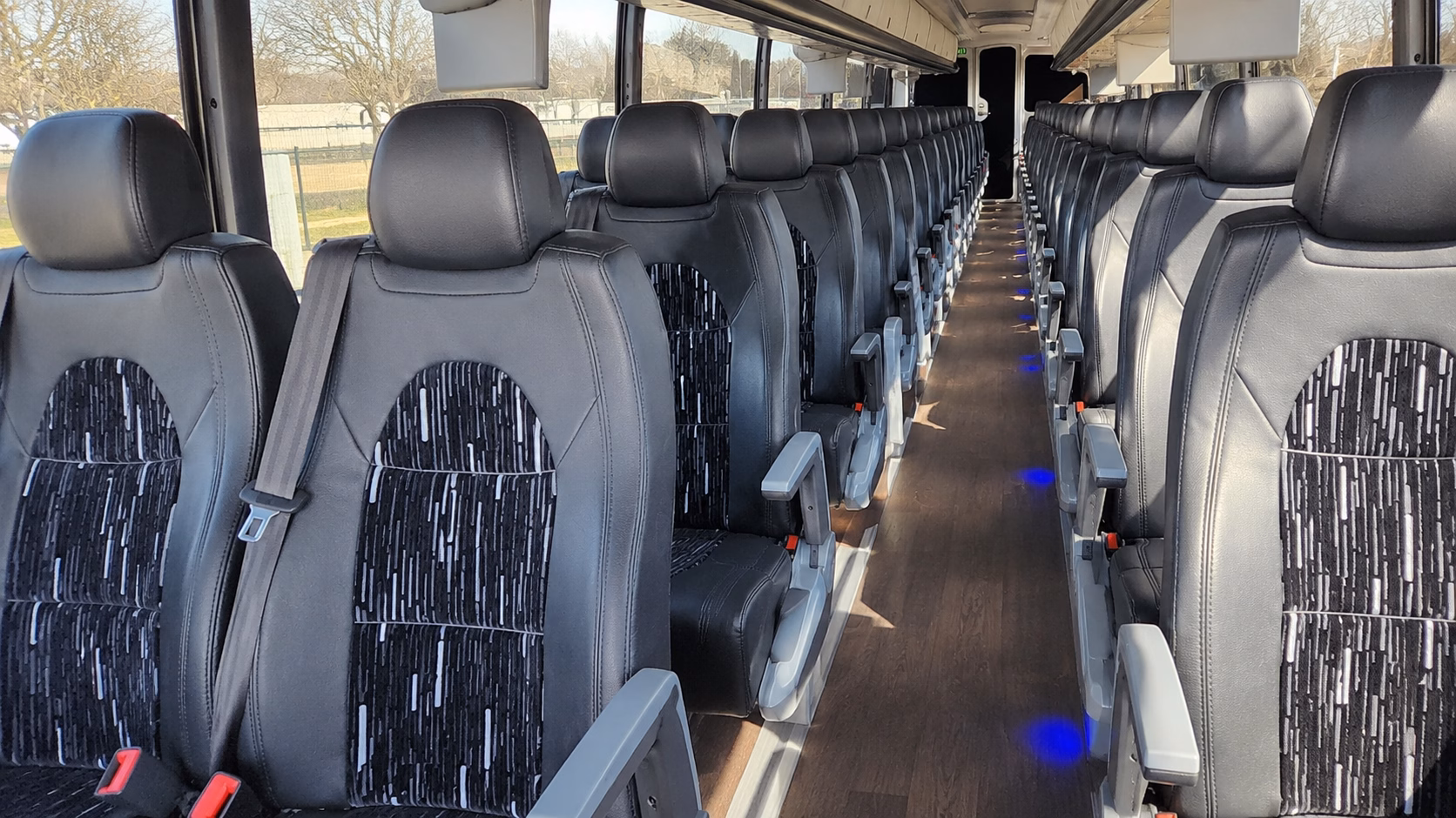 new bedford airport transportation onboard seating
