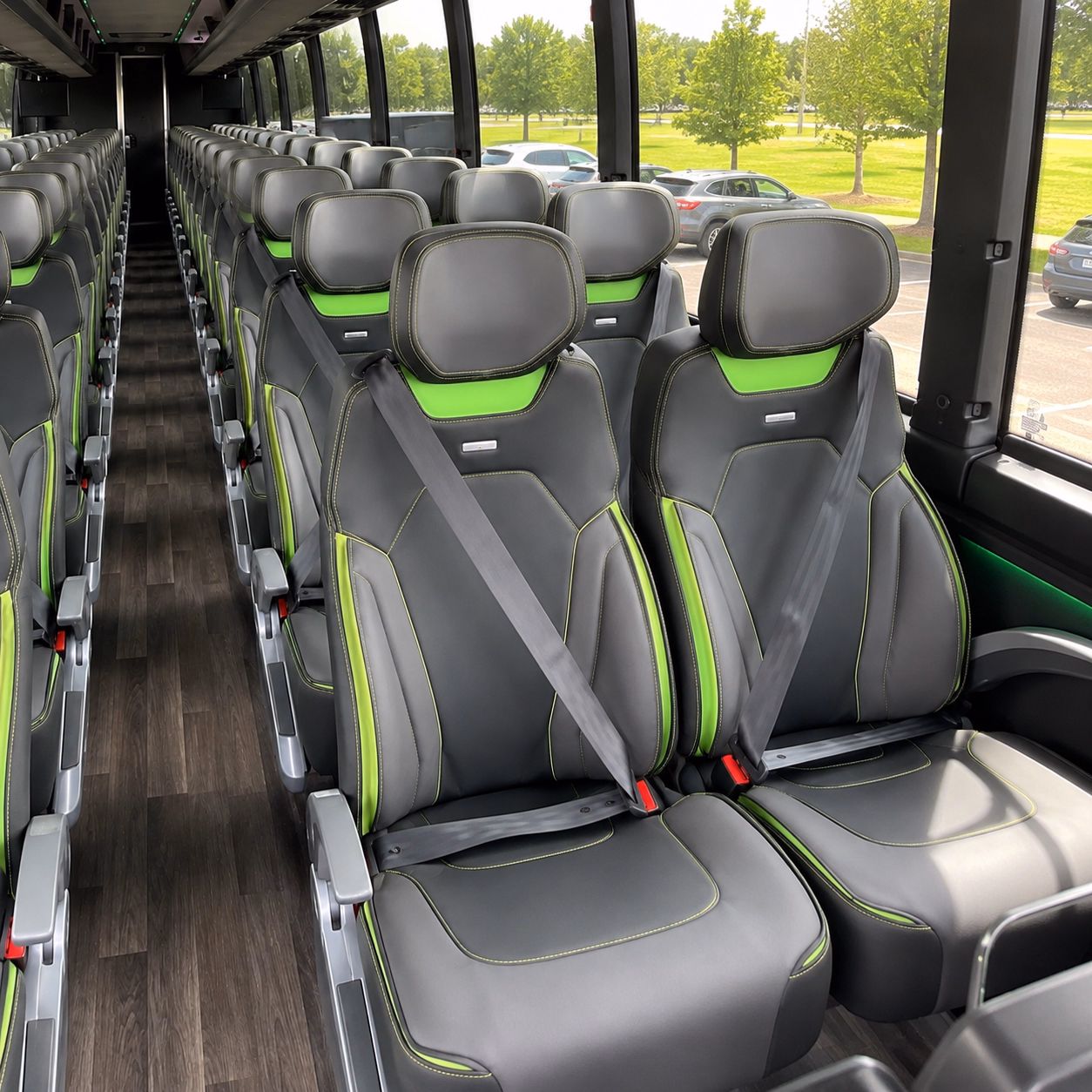 new bedford concert transportation onboard seating