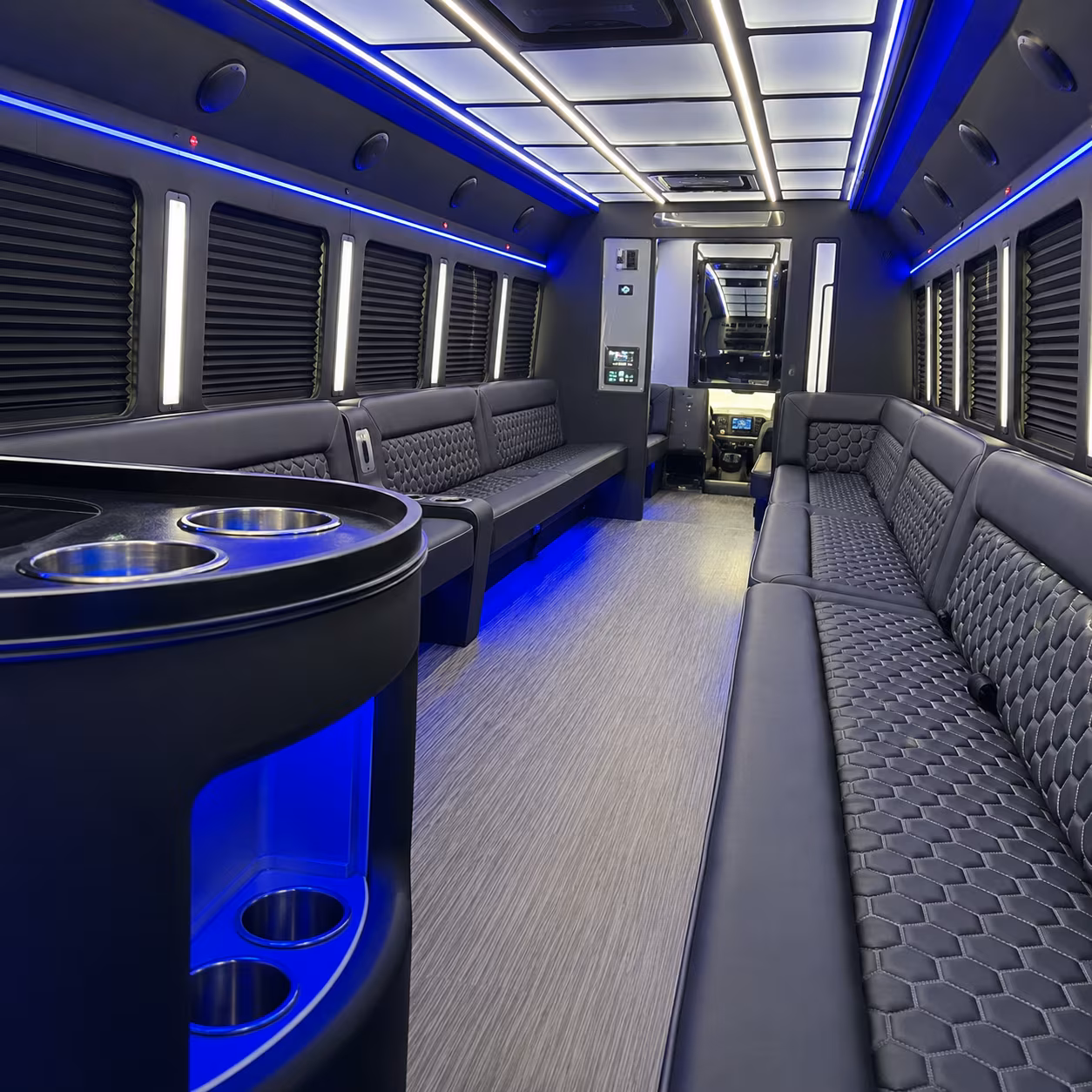 new bedford corporate party bus rental
