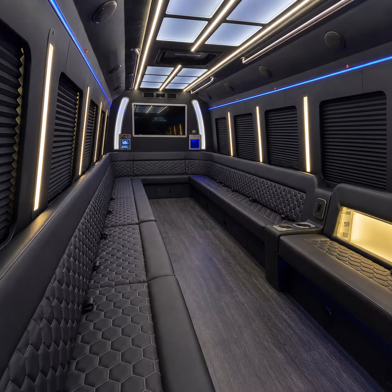 new bedford party bus rentals inside