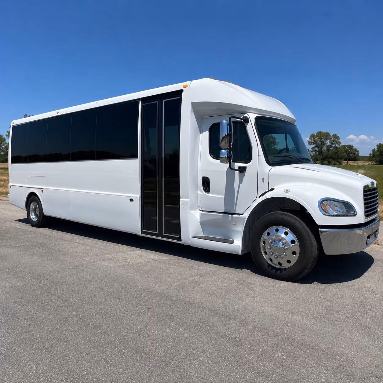 shuttle guests between your hotel block and ceremony without the parking headache
